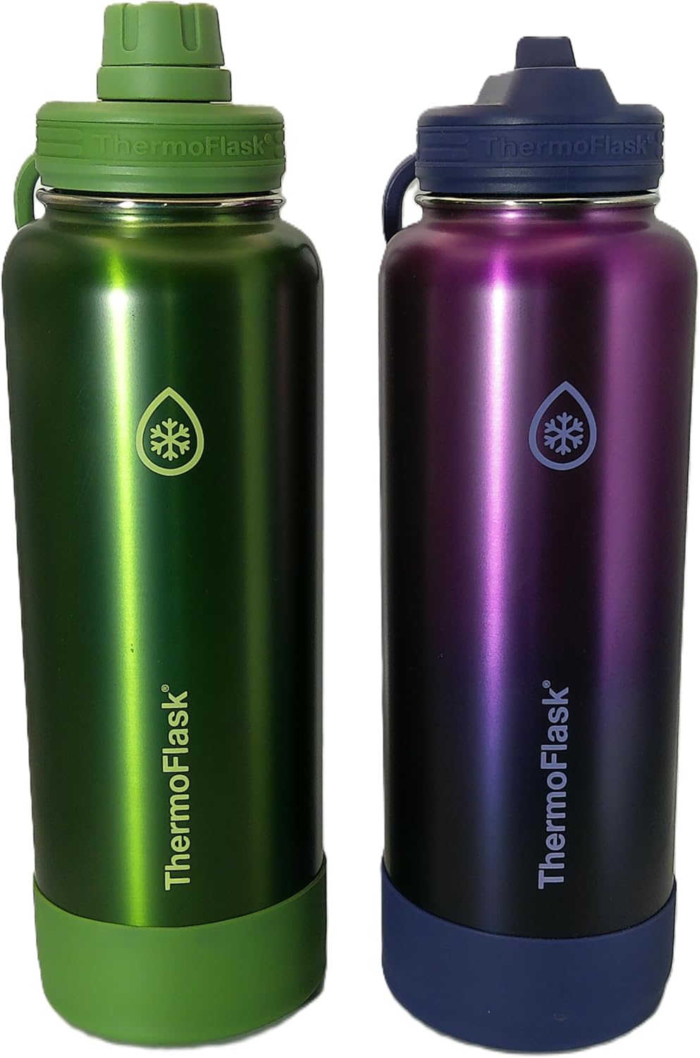 ThermoFlask Stainless Steel Water Bottle, 40oz (2-pack)